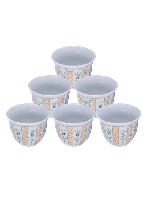a cup of Arabic coffee, Traditional palm leaf coffee cup, Yellow, capacity100ml