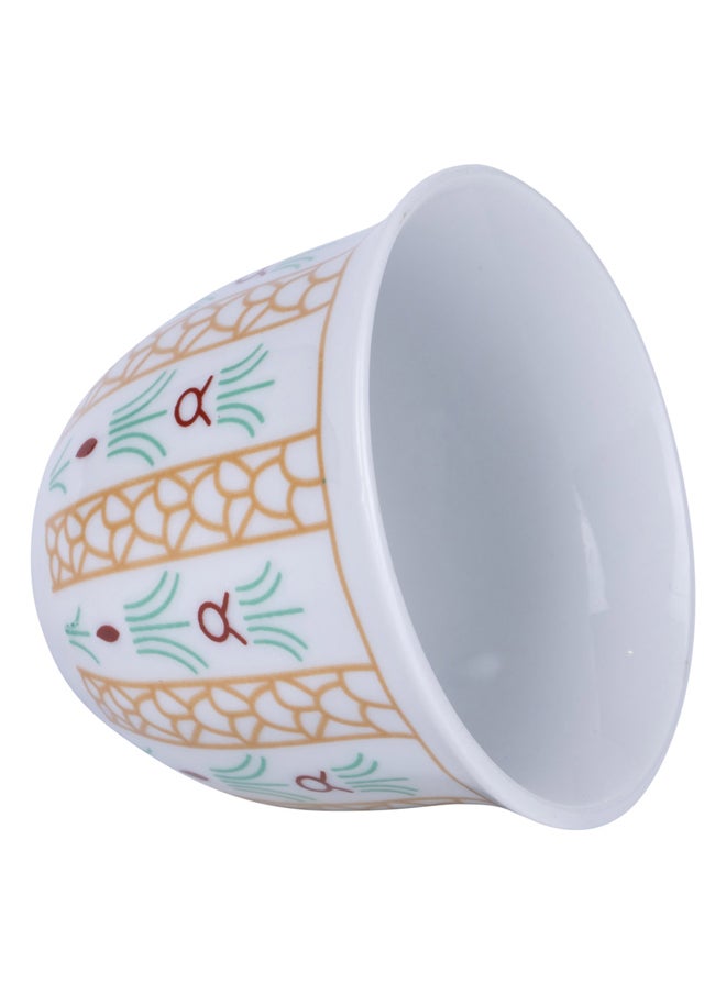 a cup of Arabic coffee, Traditional palm leaf coffee cup, Yellow, capacity100ml