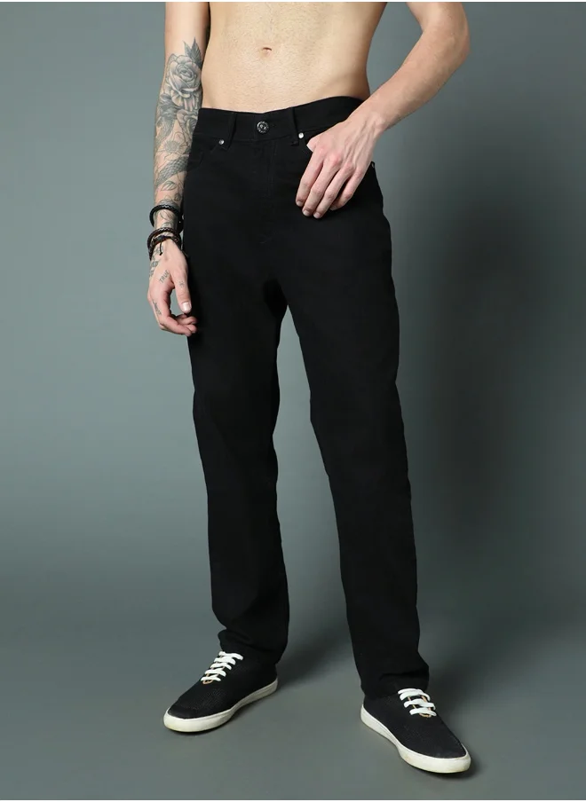 HIGH STAR Men Black Jeans