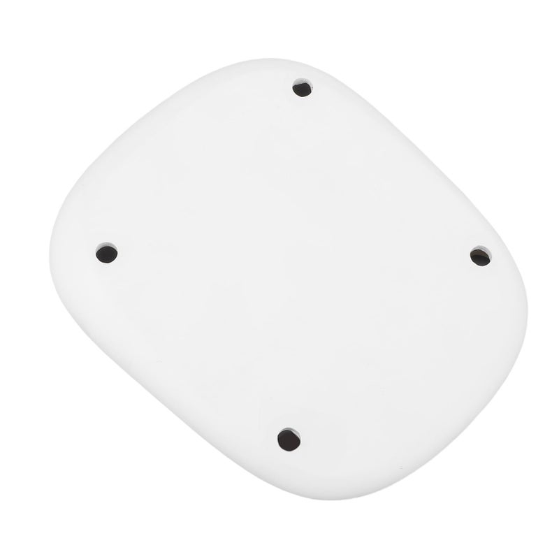 White Desktop Speaker Stand With 15 Degree Tilt Antislip Vibration Reduction Metal Mount Bracket - Image 3