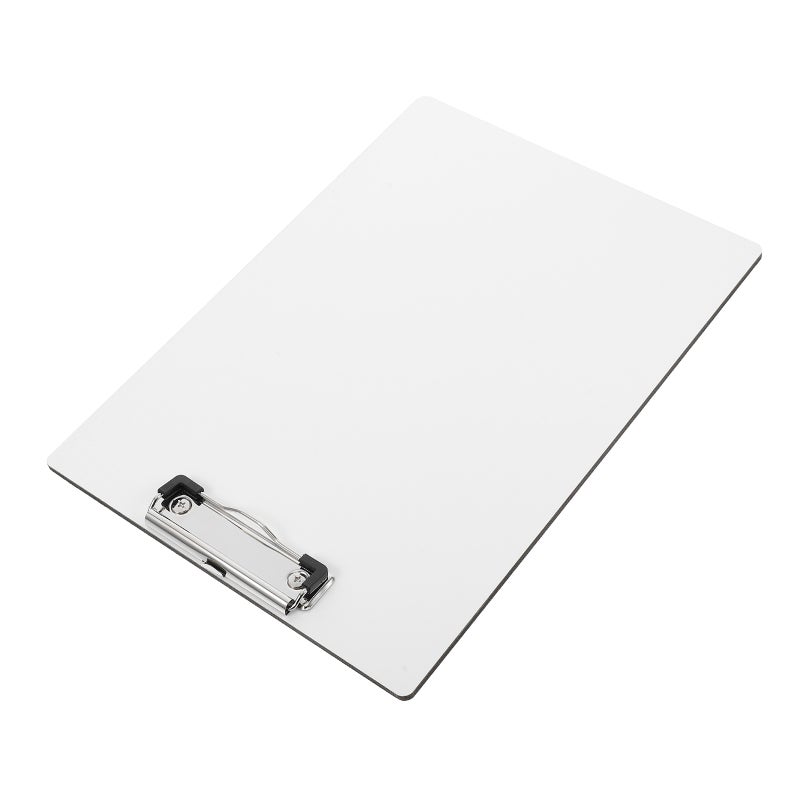 1 Set Of Portable Sublimation Writing Clipboard For Office Practical File Folder With Document Clip Work Clipboard Drawing Board Document Organizer - Image 1