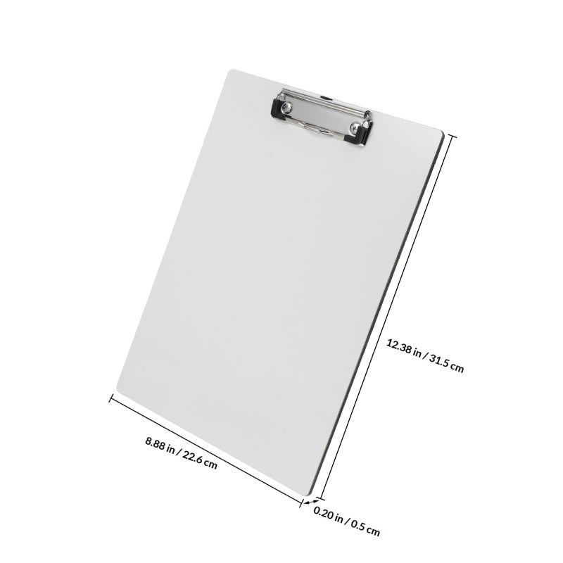 1 Set Of Portable Sublimation Writing Clipboard For Office Practical File Folder With Document Clip Work Clipboard Drawing Board Document Organizer - Image 2