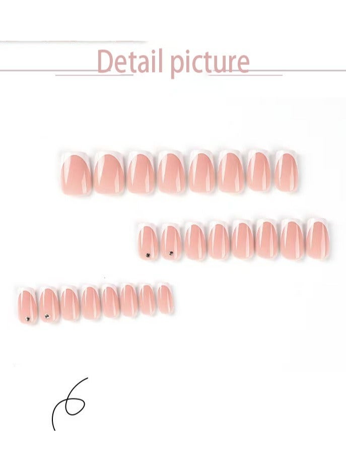 24-Piece  Wearable Nails, Versatile, Removable, No Damage to Nails, Finished Nails Suitable for Girls - Image 3