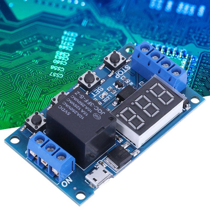 Tongling DC 6V-30V Timer Switch Module Reverse Input Protection - Programmable Delay Relay with Sleep Mode for Industrial Control - Image 3