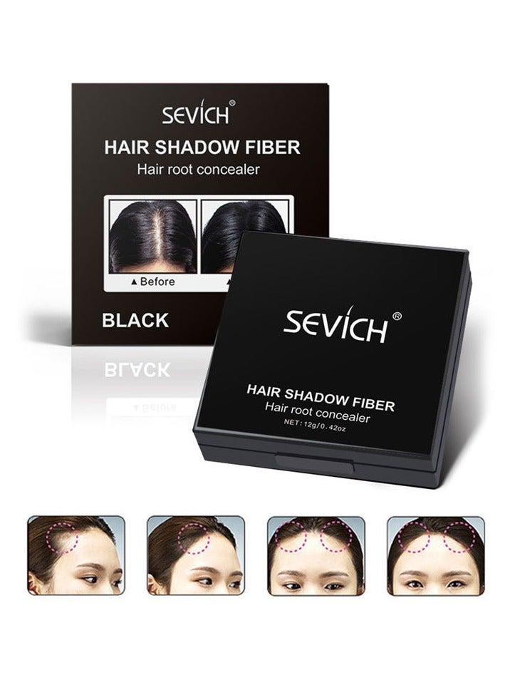 Sevich Hair Root Concealer - New Type Hairline Powder, Root Touch Up Powder, Instantly Cover Up Gray Hair Root Fiber 12g - Image 2