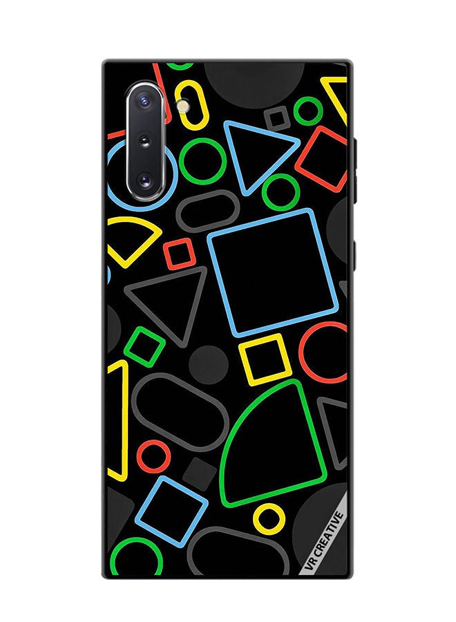 VR CREATIVE Protective Case Cover For Samsung Galaxy Note10 5G Minimal Pattern Design Multicolour - Image 1