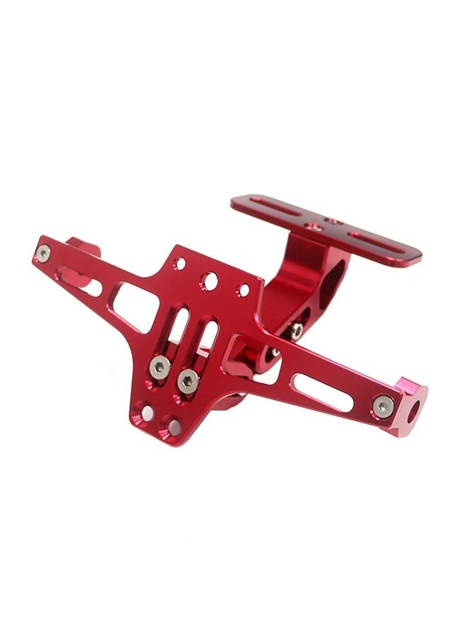 Generic Motorcycle License Plate Bracket Fender Eliminator Kit Universal Motorcycle Tail Tidy License Plate Holder Mount Red  - Image 2