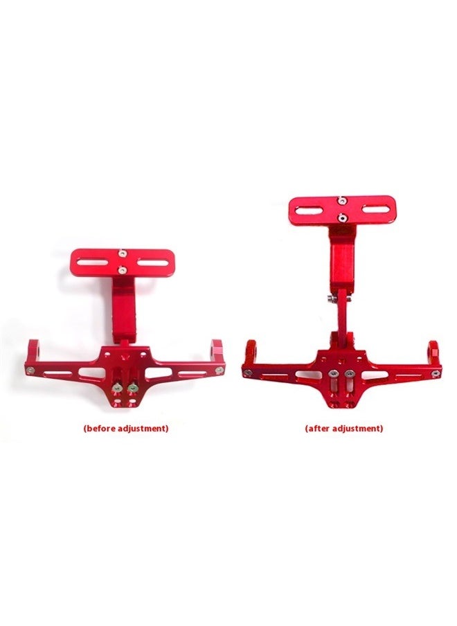 Generic Motorcycle License Plate Bracket Fender Eliminator Kit Universal Motorcycle Tail Tidy License Plate Holder Mount Red  - Image 5