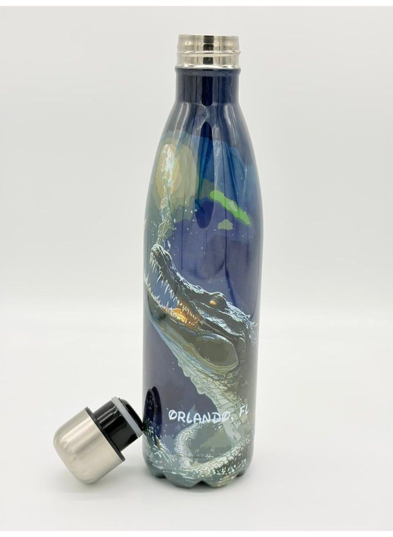OGS Stainless Steel Insulated Water BottleStainless Steel Insulated Water Bottle - Keeps Drinks Cold for 24 Hours and Hot for 12 Hours - Elegant, Leak-Proof, 750ml - Image 2