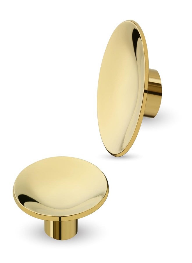 LAPO 6 Piece Knobs for Cabinets- Modern Stainless Steel Drawer Knob for Kitchen, Wardrobe, Cupboard, and Home Furniture (PVD Gold Finish) - Image 1