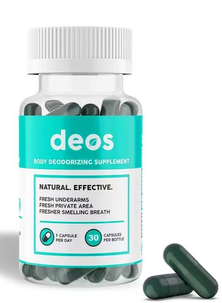 ديوس يحسن من جودة النوم ويقلل من مستوى التوترالكلوروفيل السحري للجسم يزيل رائحة الجسم بشكل طبيعي رائحة الإبطين المنعشة ورائحة المنطقة الكلوروفيل يزيل رائحة الجسم كبسولات مكملات غذائية 30 كبسولةيحسن من جودة النوم ويقلل من مستوى التوتر - Image 1