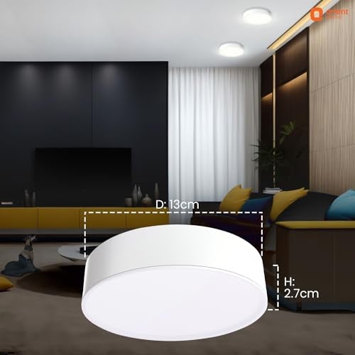 Orient Electric 12W Rimless LED Surface Panel Light | 990 Lumens | Wide Voltage Operation | Up to 4.0 kV Surge Protection| Cool White Light| BIS Certified | Made in India| Pack of 1 - Image 5