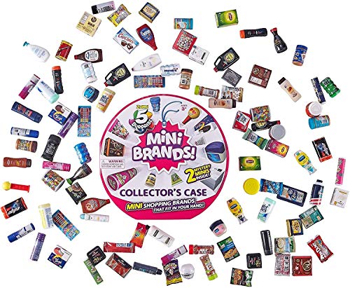 5 Surprise Mini Brands Collectors Case Series 1 by Zuru Includes 2 Mini Toys Red - Image 5
