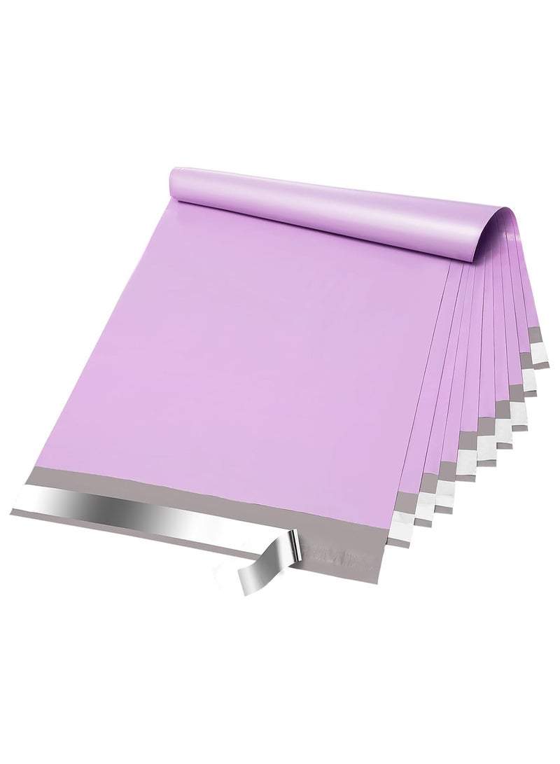 Poly Mailers 11x16.5Inch 100 Pcs, Waterproof Shipping Bags for Clothing, Strong Adhesive Shipping Envelopes for Small Business Suppliers, Self Seal Mailers Poly Bags Mailing Envelopes Purple - Image 1