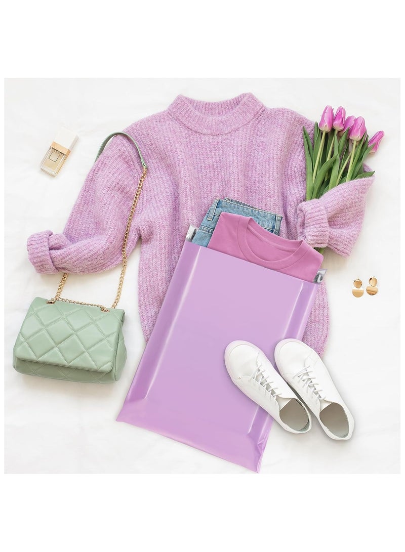 Poly Mailers 11x16.5Inch 100 Pcs, Waterproof Shipping Bags for Clothing, Strong Adhesive Shipping Envelopes for Small Business Suppliers, Self Seal Mailers Poly Bags Mailing Envelopes Purple - Image 5