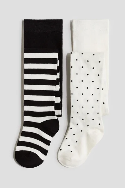 H&M 2-Pack Fine-Knit Tights
