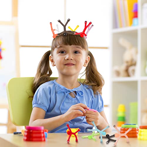 MAGMEN Strong Magnetic Fidget Toys for Kids & Adults - 20 Pack Sensory Toys for ADHD Autism Anxiety - Educational STEM Building Set - Travel Desk Toys - Stress Relief for Focus & Calm Ages 3+ - Image 2