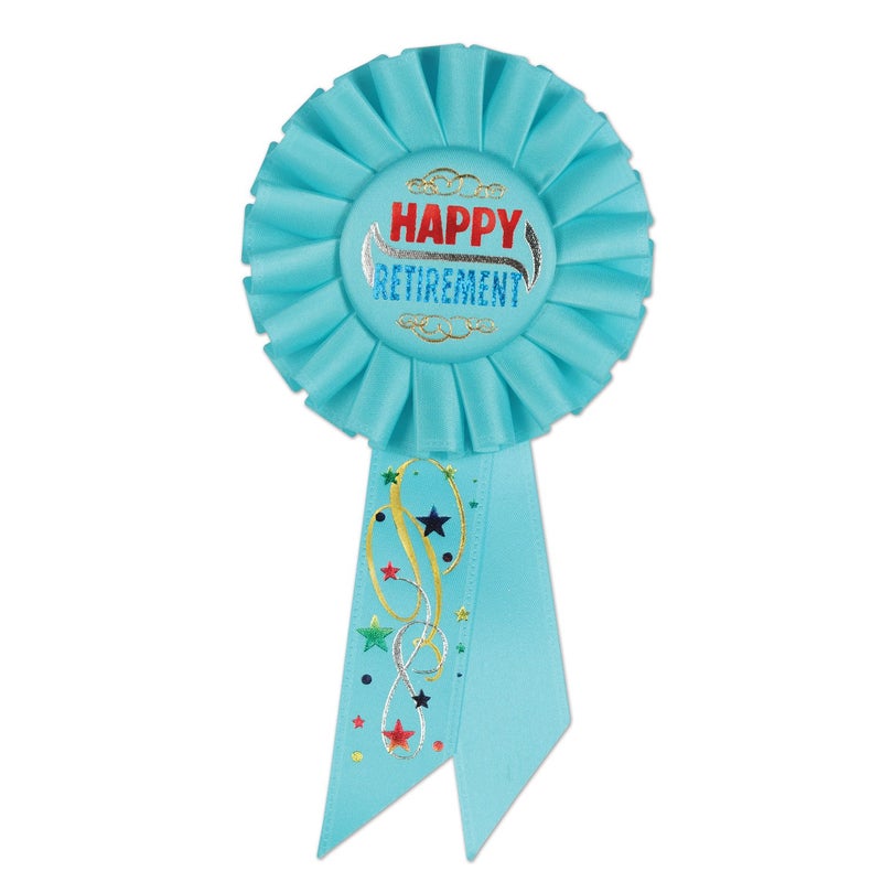 Beistle Happy Retirement Rosette 325 x 65 Multicolor