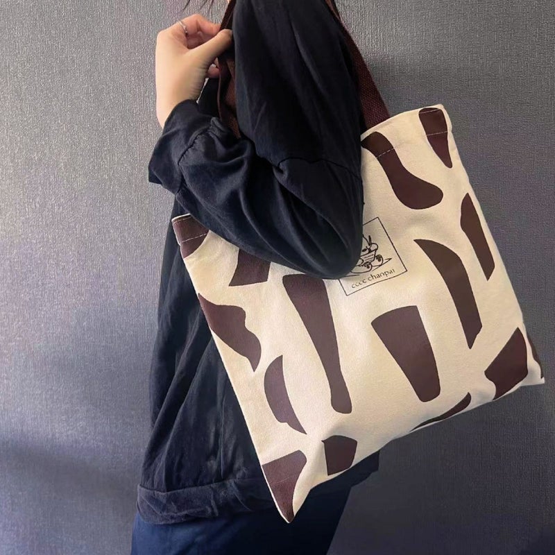 High-End Joker Bag Multi-Style Shoulder Bag Large Capacity Crossbody Bag Women'S Canvas Bag Large Collection - Image 1