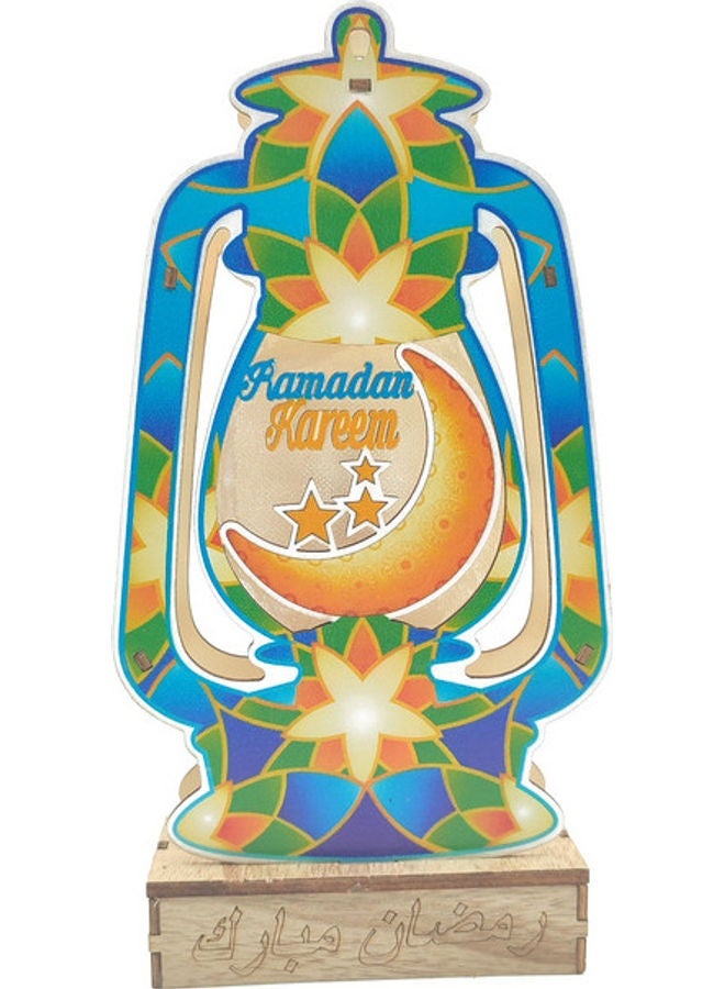 سي او أرماء اضاءة على شكل فانوس خشبي يحوي عبارة رمضانية - Image 3