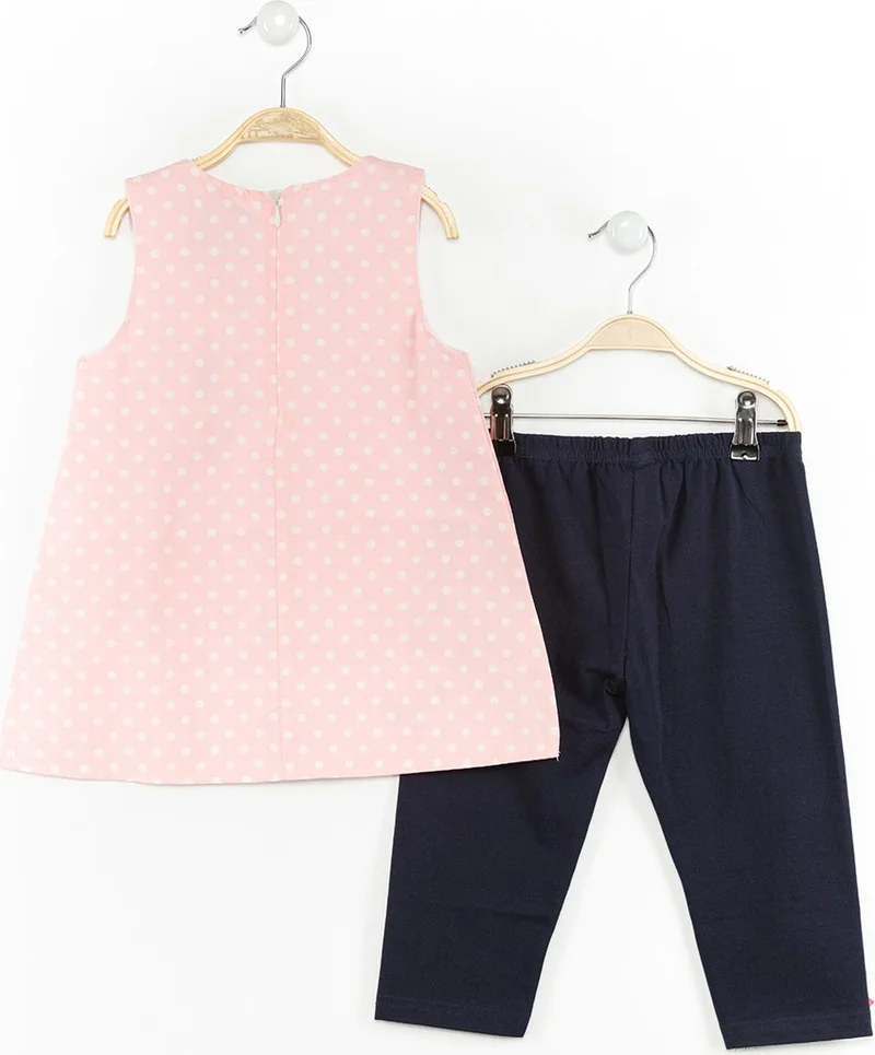 Denokids Hello Rabbit Girl Tunic Leggings Set