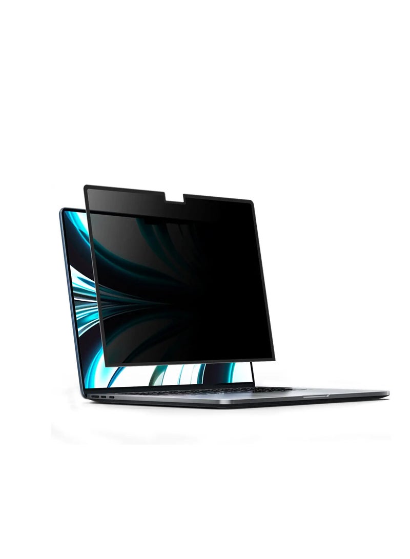 1Pack Privacy Screen Compatible with MacBook Air 13.6 Inch 2022 A2681 M2 Chip/ 2024 A3113 M3 Chip/2025 A3240 M4 Chip, Magnetic Removable Anti Blue Light Glare Filter Laptop Privacy Screen Protector - Image 1