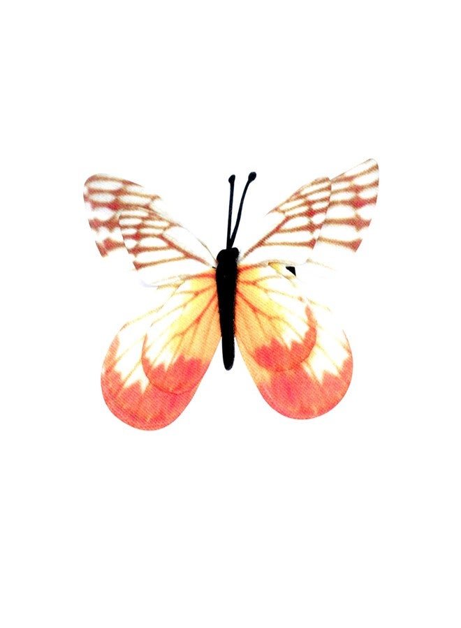 AASA Butterfly Snap Hair Clips for Girls and Women Hair Accessories for Hair Styling (Set of 2Pcs, Multicolor) (Orange) - Image 5