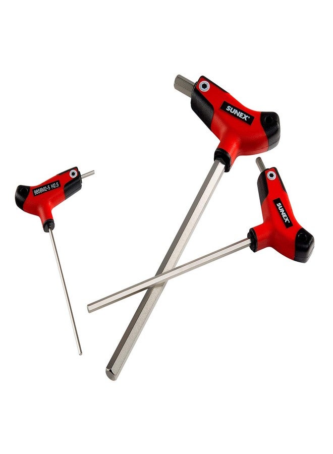 Sunex Tools Sunex 9858M, Hex Key Set, 8Piece, Metric, 2mm to 10mm, Comfort Grip, Rubber Overmolded Handle, Storage Tray - Image 5