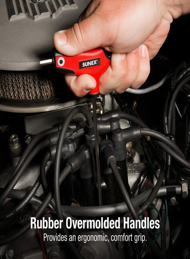 Sunex Tools Sunex 9858M, Hex Key Set, 8Piece, Metric, 2mm to 10mm, Comfort Grip, Rubber Overmolded Handle, Storage Tray - Image 3