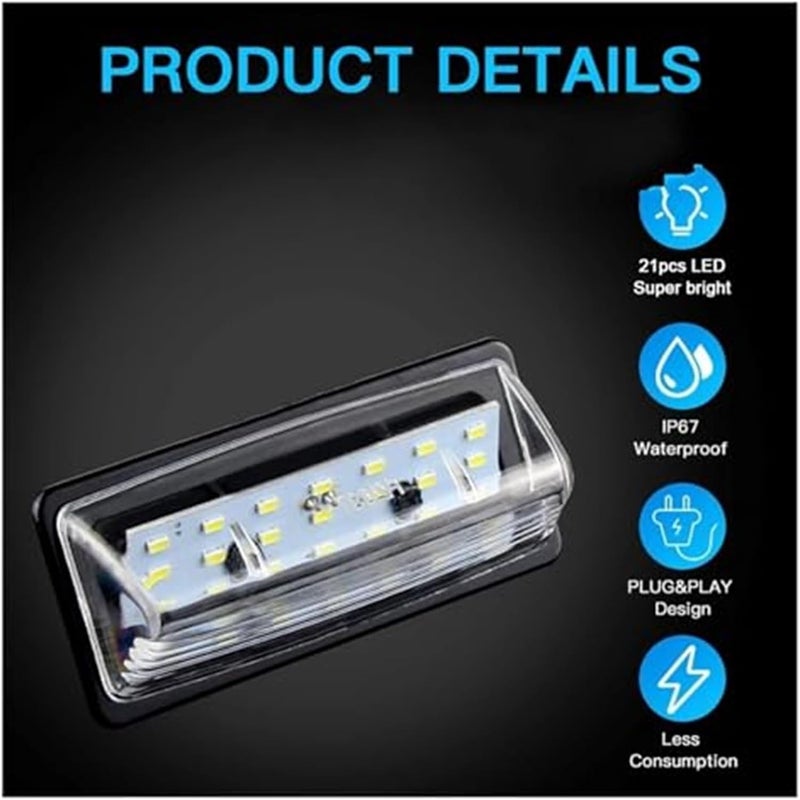 Vuzmode LED License Plate Light for Infiniti QX56/QX60 - Image 2