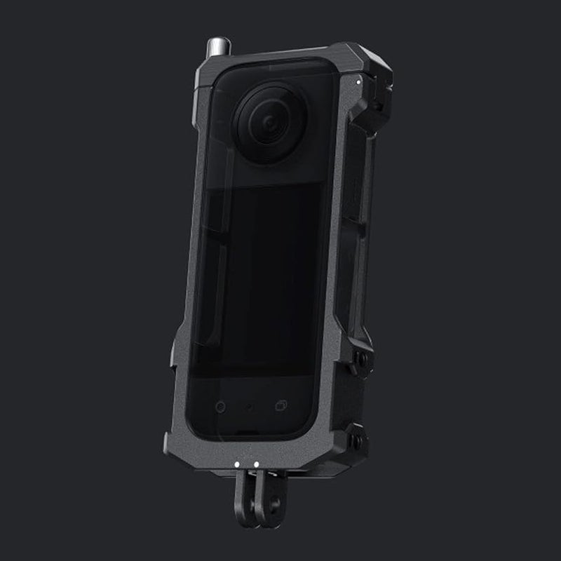 Aluminum Alloy Camera Cage For Insta360 One X3 Shockproof Protective Frame With Cold Shoe Mount - Image 3