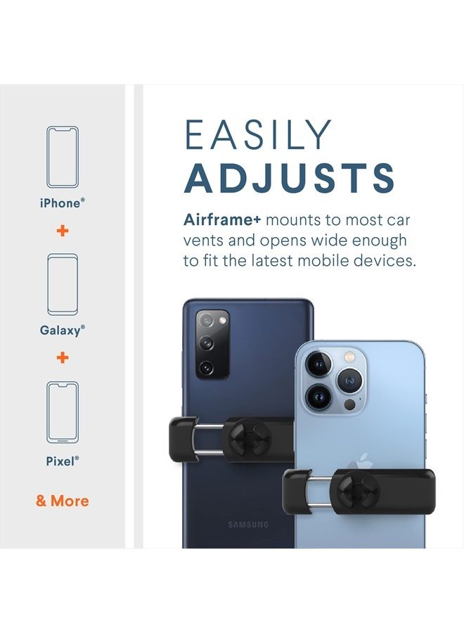 KENU Airframe+, Air Vent Car Phone Holder Mount, Cell Phone Stand for Car, Expandable Grip & 360 Degree Pivot, Compatible with Latest iPhones, Samsungs, & Androids - Image 2