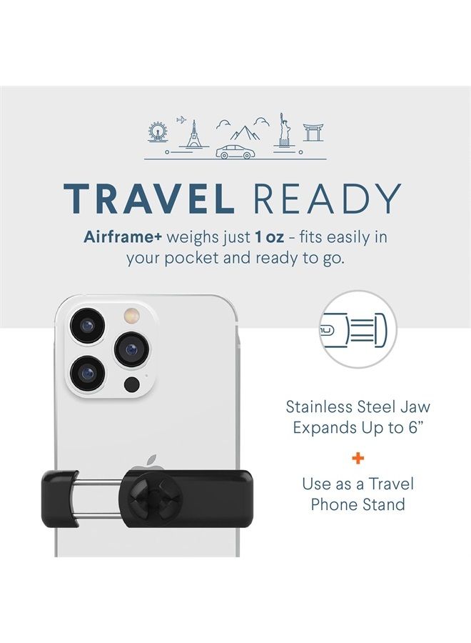 KENU Airframe+, Air Vent Car Phone Holder Mount, Cell Phone Stand for Car, Expandable Grip & 360 Degree Pivot, Compatible with Latest iPhones, Samsungs, & Androids - Image 3