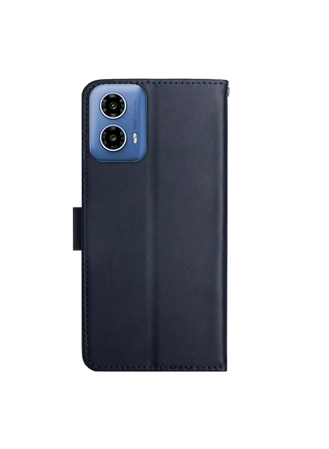 S-TOP Case For Motorola Moto G85 5G Genuine Leather Fingerprint-proof Horizontal Flip Phone Case - Image 3