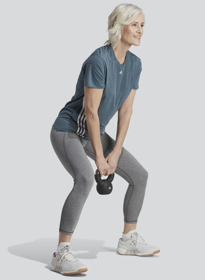 adidas تيشيرت مزين بثلاثة خطوط