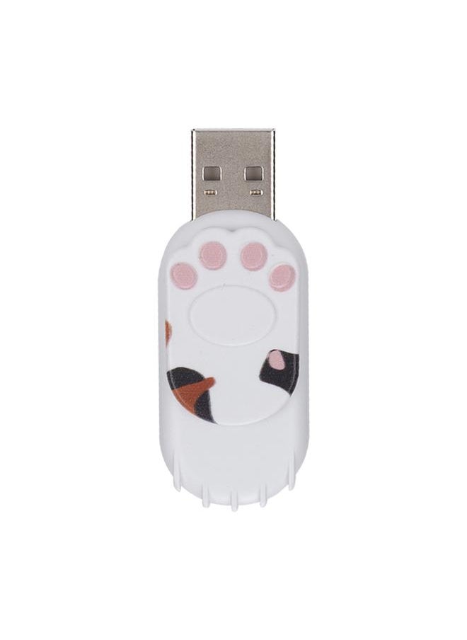 Thoraya Cat claw cute USB flash drive cartoon cute USB flash drive customized personality creative gift small mini car USB flash drive knob model colorful cool 128GB  - Image 1