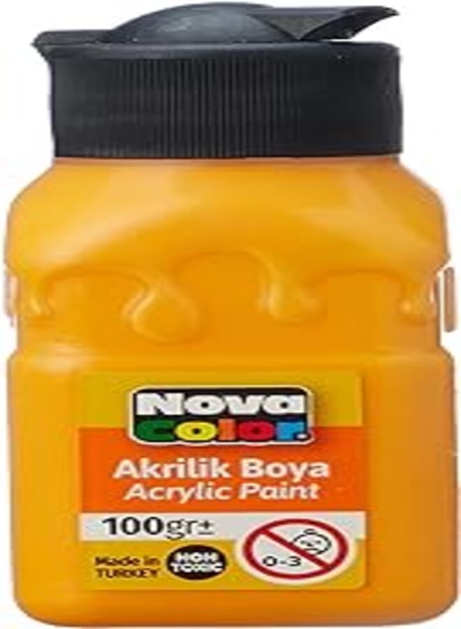 Nova acrylic bottle 100gm turkish sun color no:nc-2022