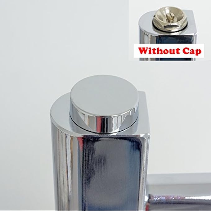 10 X CHROME COVER CAP FOR TOWEL RAIL RADIATOR BLANKING PLUG AND AIR VENT VALVES - Image 2