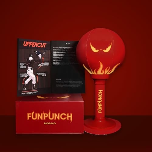 FUNPUNCH Rage Bag - Elite Boxing Training Mini Punching Bag for Advanced, Aspiring Boxers - Small, Portable Desk Punching Bag Punching Ball for Skills and Stress Relief - Fun Punch Portable Speed Bag - Image 4