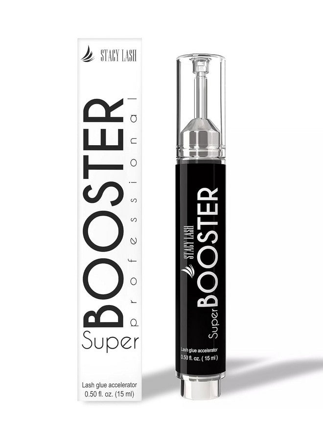 Stacy Lash Super Booster For Eyelash Extensions / 0.50Fl. Oz. / 15Ml / Eyelash Primer/Accelerated Lash Bond/Lash Extension Glue Activator/Professional Use/Lash Tech Supplies/For Low Humidity - Image 1