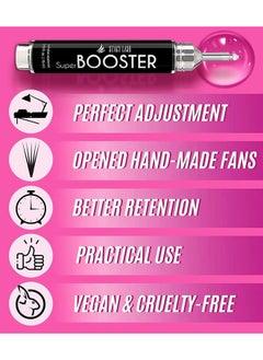 Stacy Lash Super Booster For Eyelash Extensions / 0.50Fl. Oz. / 15Ml / Eyelash Primer/Accelerated Lash Bond/Lash Extension Glue Activator/Professional Use/Lash Tech Supplies/For Low Humidity  - Image 2