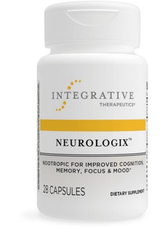 Neurologix Nootropic* Supports Concentration Focus Cognitive Function* Nonstimulant With Neumentix Spearmint Extract Citicoline Saffron B628 Capsules