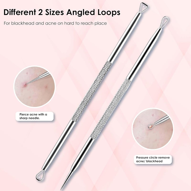 Beauté Secrets Beaut Secrets Dental Tools 8 Pcs with Pick Floss Hygiene Tool Set Tooth Scraper Plaque Tartar Remover Tweezers Gum Floss for Personal Oral Care  Pet Use Oral  Blackhead - Image 4