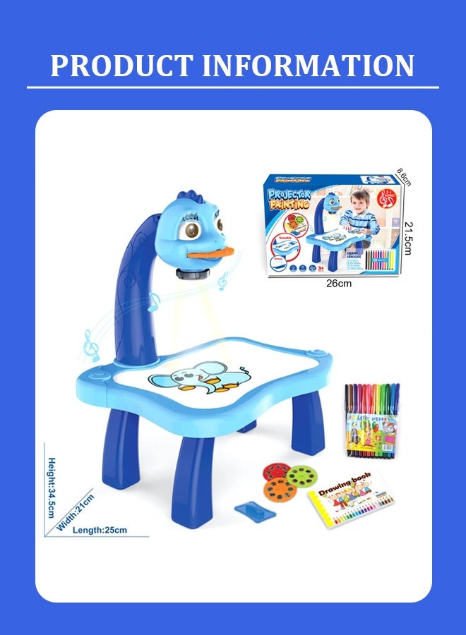 Projector Painting Table for Kids Painting Toys Game Board Set Painting Projector Educational Drawing Toys  - Image 3