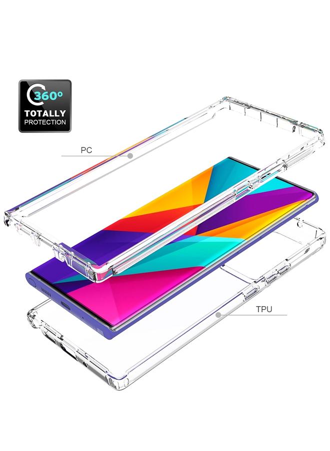 اس-توب جراب لهاتف Samsung Galaxy Note20 Ultra مقاوم للصدمات وشفاف للغاية مصنوع من مادة PC+TPU بألوان الحلوى - Image 4