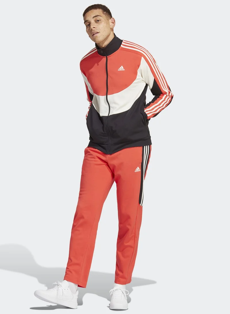 Adidas Colour Block Tracksuit