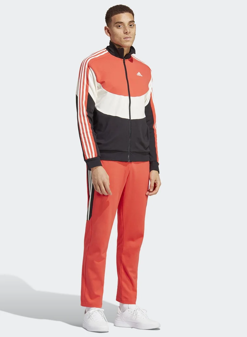 Adidas Colour Block Tracksuit