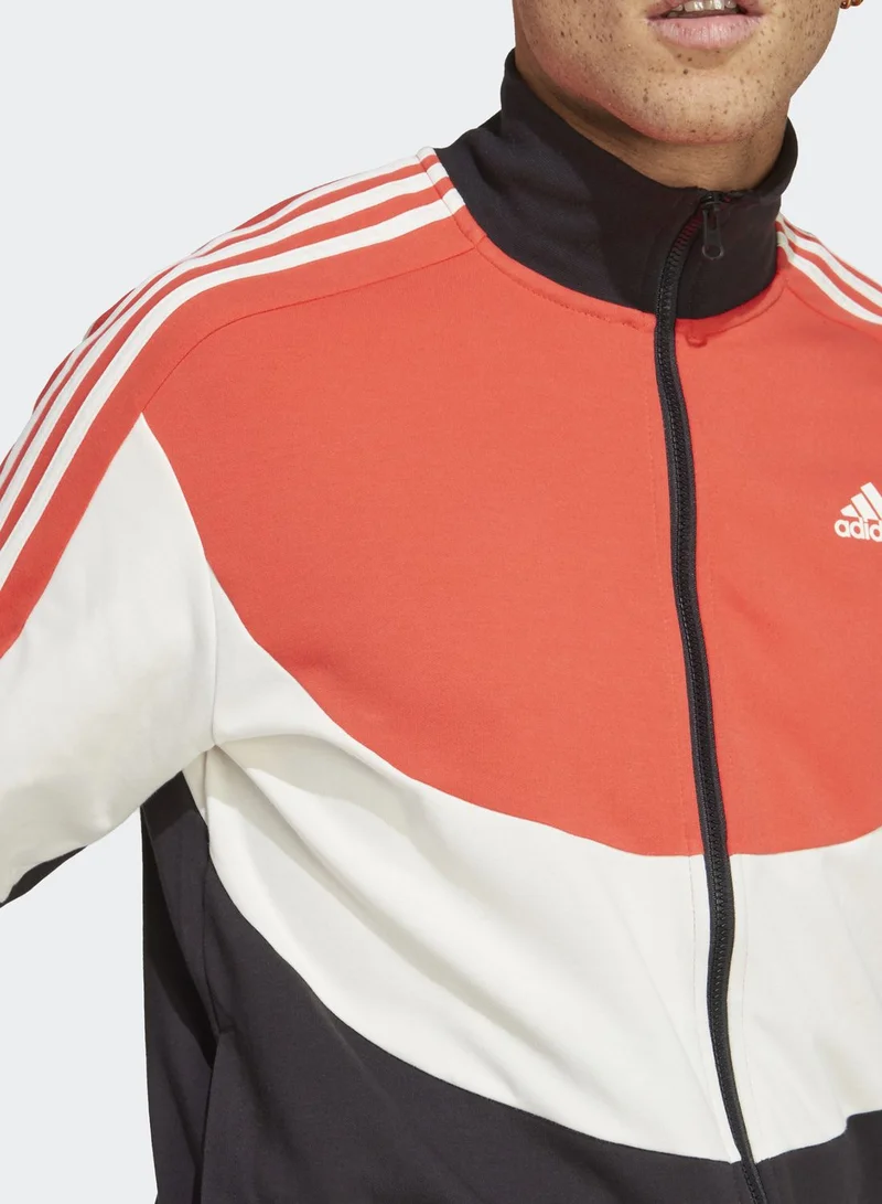 Adidas Colour Block Tracksuit