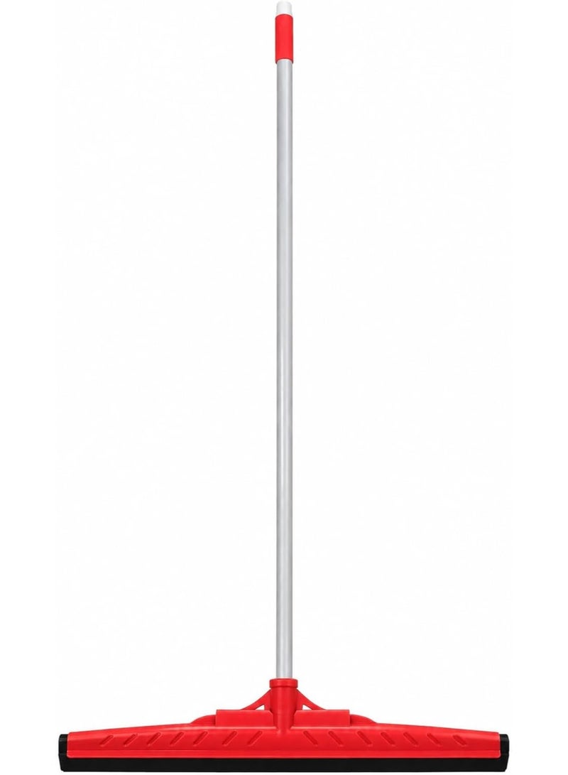 ECVV Floor Wiper with Long Handle 123cm, Wide Foam Rubber Squeegee for Floor Cleaning, Water Removal & Drying, Heavy Duty for Tile, Marble, Bathroom, Kitchen, Garage & Commercial Use (50 x 123cm) - Image 1