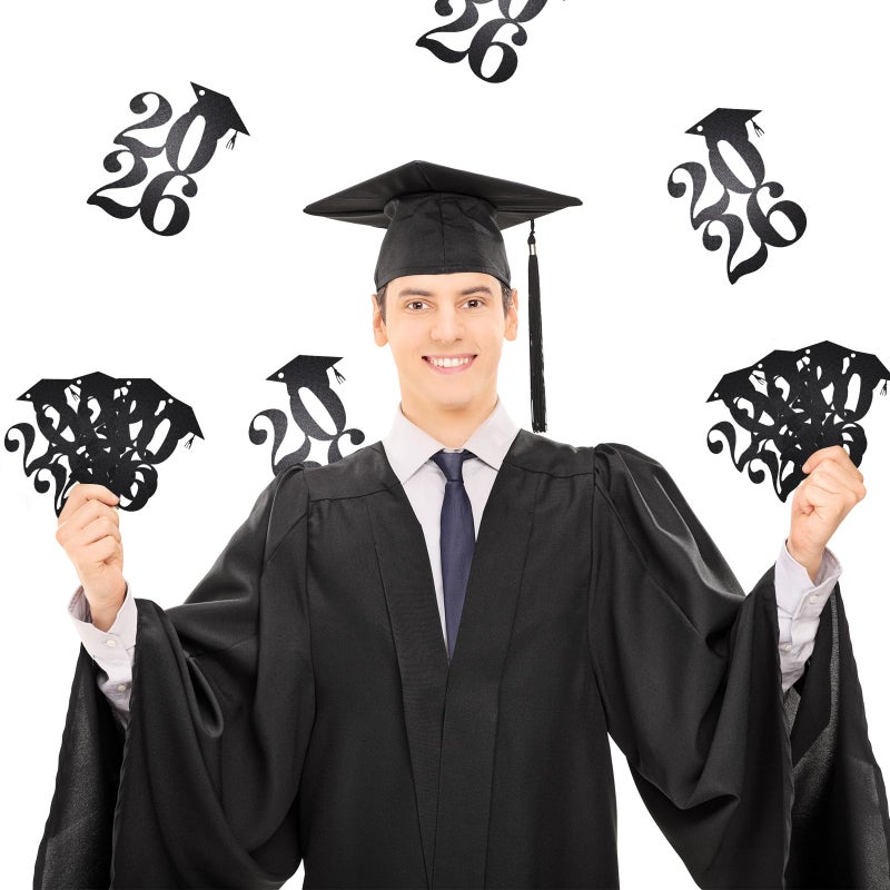 Chinco 36 Pcs Double Sided Glitter 2026 Graduation Party Decoration 2026 Cutouts Tags Decorations 2026 Centerpiece Table Decorations Class of 2026 for Graduation Party Supplies - Image 5